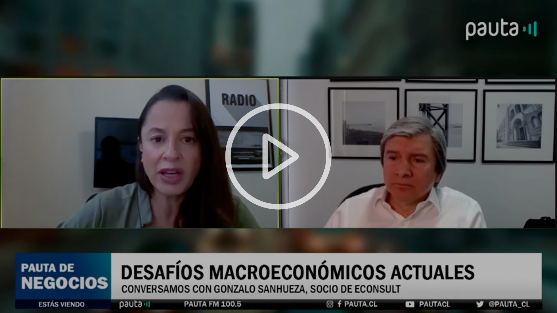 Gonzalo Sanhueza, socio de Econsult conversó sobre los desafíos macroeconómicos actuales